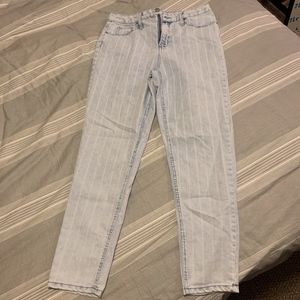 Wild Fable Striped Light Wash Jeans